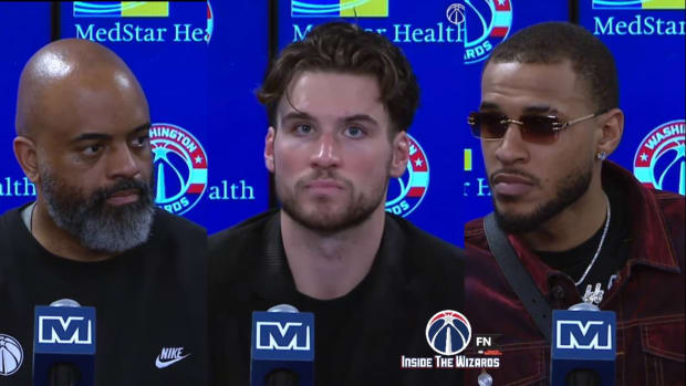 Media Availability: Wes Unseld Jr., Corey Kispert, and Daniel Gafford | 12/27/23